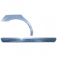 Sill and rear wing repair panel for Jaguar S-Type CCX 1999-2007 / Right / Set 12623