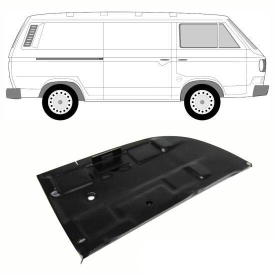 Battery holder repair panel for Volkswagen Transporter T3 1979-1992 10808