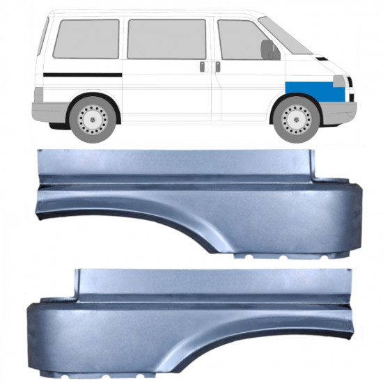 Front wing repair panel for VW Transporter T4 1990-2003 / Left+Right / Set 10620