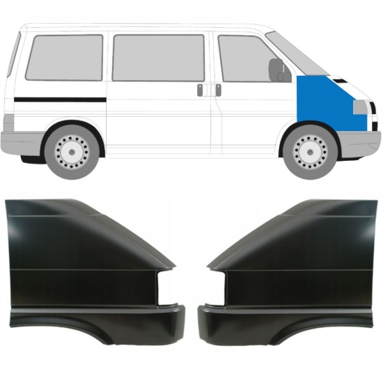 Front wing for Volkswagen Transporter T4 1990-2003 / Left+Right / Set 10588