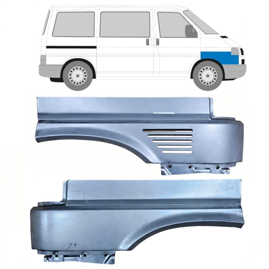 Front wing repair panel for Volkswagen Transporter T4 1996-2003 / Left