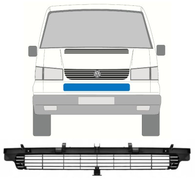 Lower grille for Volkswagen Transporter T4 1996-2003 16237