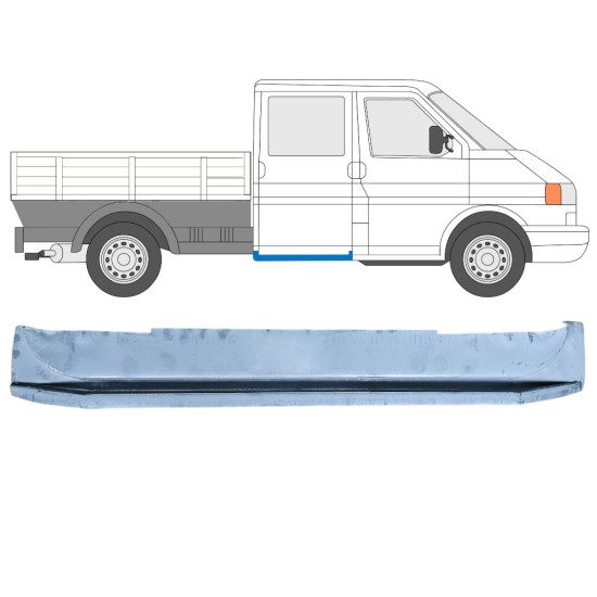 Rear door sill repair panel for Volkswagen Transporter T4 1990-2003 / Right 16106
