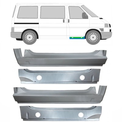Inner and outer front sill repair panel for Volkswagen Transporter T4 1990-2003 / Set 9907