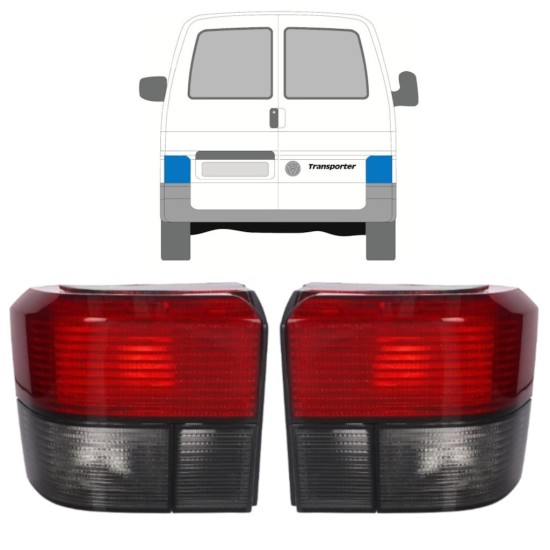 Rear light for Volkswagen Transporter T4 1990-2003 / Left+Right / Set 9770