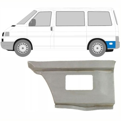 Rear fender repair panel behind the wheel for Volkswagen Transporter T4 1990-2003 / Left 15997