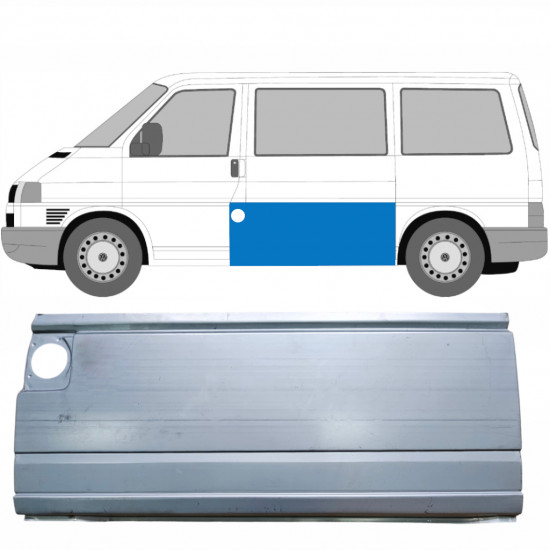 VW T4 1990-2003 HIGH SIDE SKIN REPAIR PANEL / LEFT