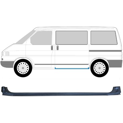 Sliding door sill repair panel for Volkswagen Transporter T4 1990-2003 / Left 14581