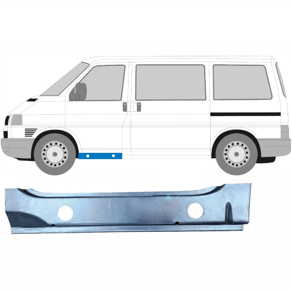 VW T4 1990-2003 FRONT DOOR INNER SILL PANEL / LEFT