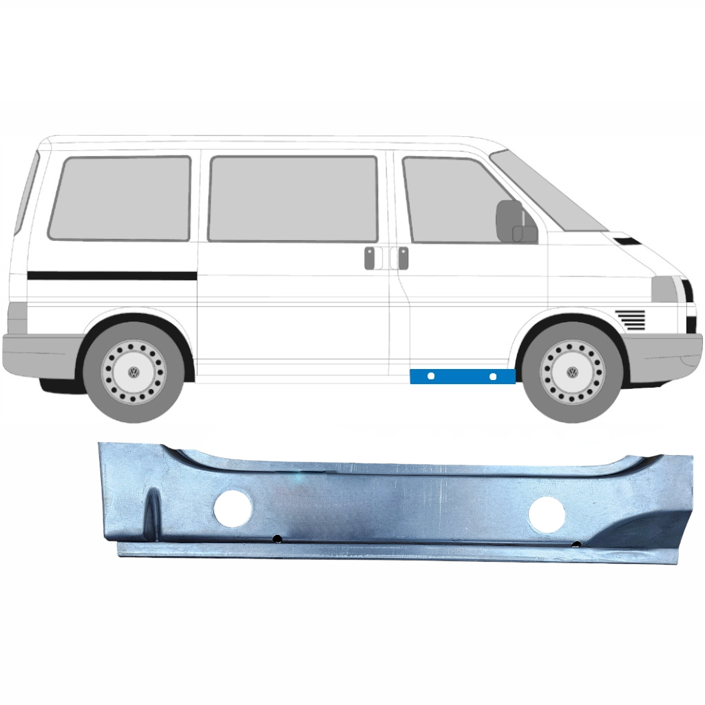 VW T4 1990-2003 FRONT DOOR INNER SILL PANEL / RIGHT