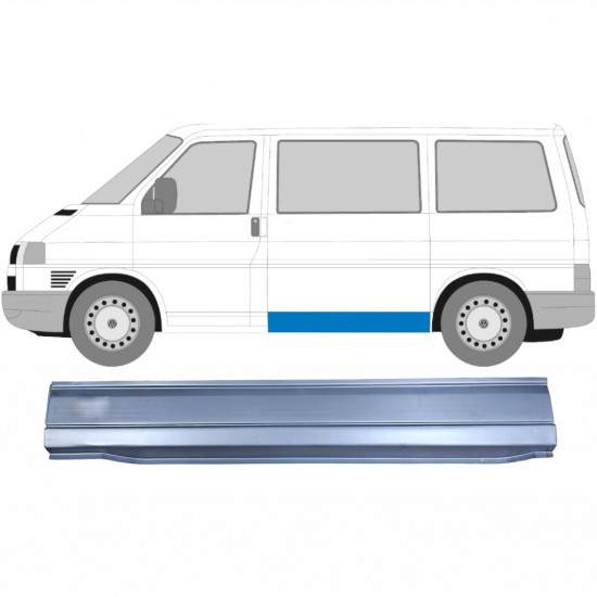 VW T4 1990-2003 LOW SIDE SKIN REPAIR PANEL / LEFT