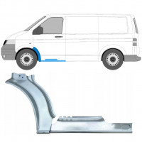 Sill and front wing repair panel for Volkswagen Transporter T5 2003-2015 / Left / Set 12637