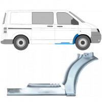 Sill and front wing repair panel for Volkswagen Transporter T5 2003-2015 / Right / Set 12636