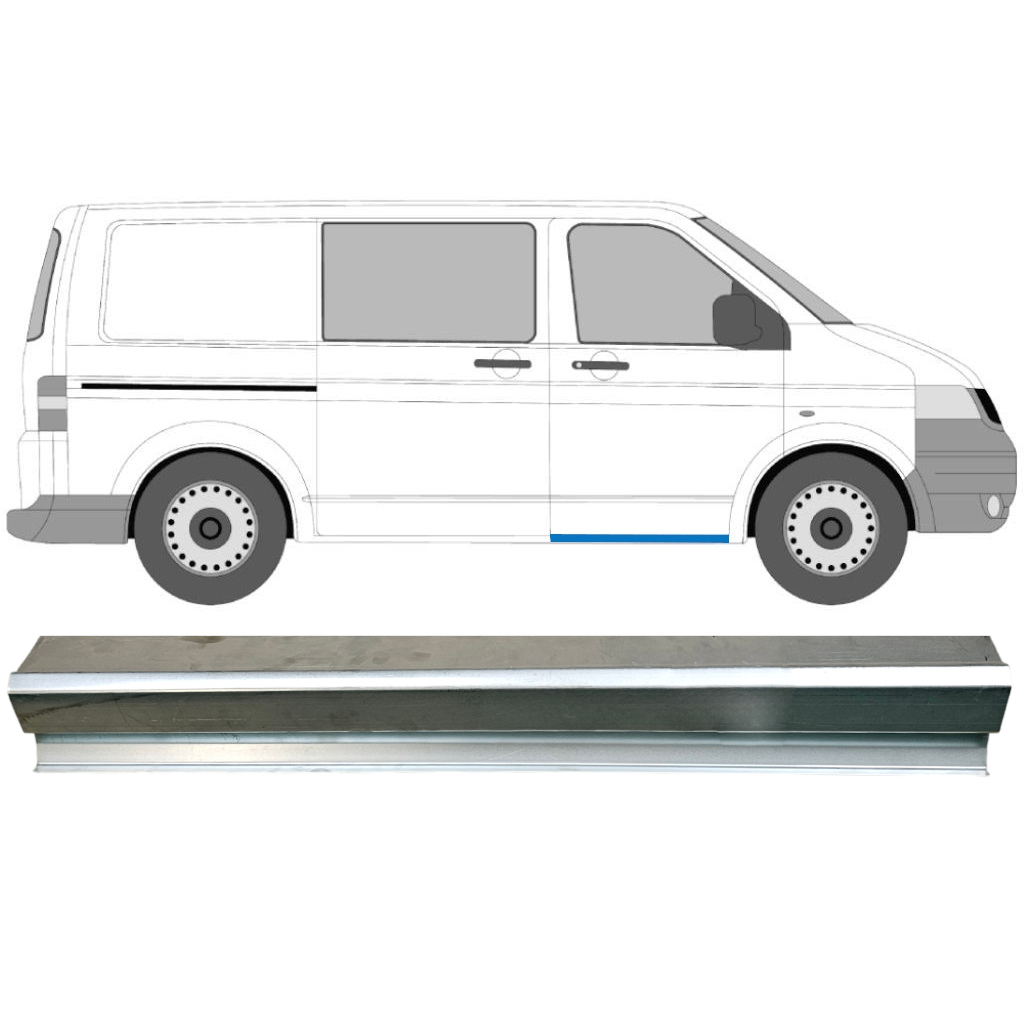 Front Door Sill Repair Panel For Volkswagen Transporter T5 2003-2015 / Left = Right (Symmetrical) 8929