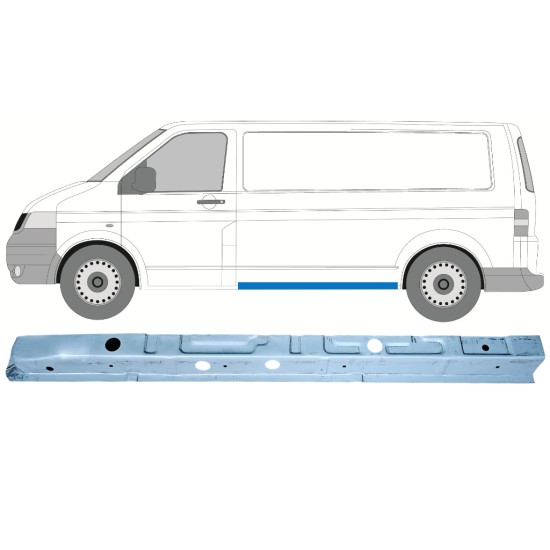 Inner sill repair panel for Volkswagen Transporter T5 2003-2015 / Left 16089