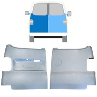 Rear door repair panel for Volkswagen Transporter T5 2003-2015 / Left+Right / Set 15060