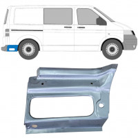 Rear wing repair panel for Volkswagen Transporter T5 2003-2015 / Right 12024