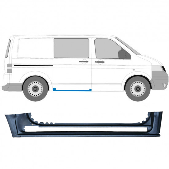 Sliding door sill repair panel for VW Transporter T5 2003-2015 / Right 5262