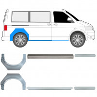 Sill and rear wing repair panel for Volkswagen Transporter T5 2003- / SWB / Set 11535