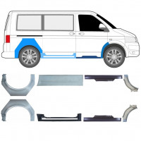 Sill and rear wing repair panel for Volkswagen Transporter T5 2003- / SWB / Set 11533