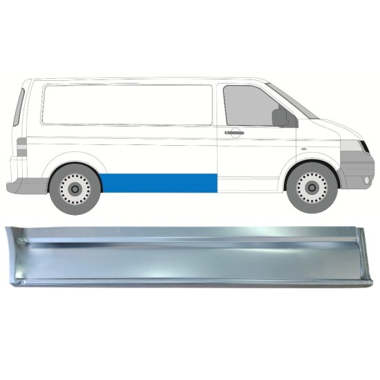 Side outer repair panel for Volkswagen Transporter T5 2003-2015 / Right 16668