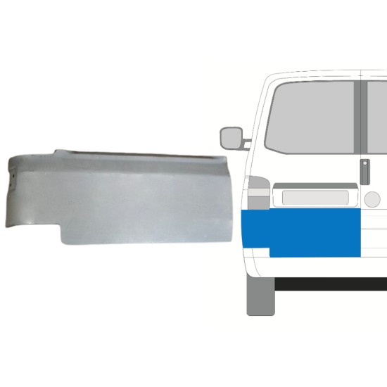 Rear door repair panel for Volkswagen Transporter T5 2003-2015 / Left 15093