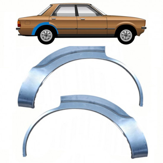 Rear wing repair panel for Ford Taunus 1976-1982 / Set 11083