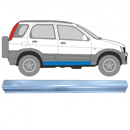 Sill repair panel for Daihatsu Terios 1997-2005 / Right 11307