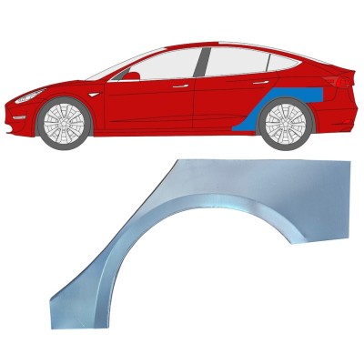 Rear wing repair panel for Tesla Model 3 2017-2023 / Left 16374