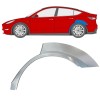 Rear wing repair panel