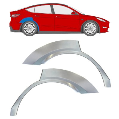 Rear wing repair panel for Tesla Model Y 2020- / Left+Right / Set 16378