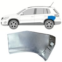 Upper section rear wing repair panel for Volkswagen Tiguan 2007-2016 / Left 15786