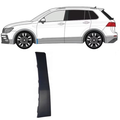 Front wing trim for Volkswagen Tiguan 2016-2024 R-Line / Left 14864