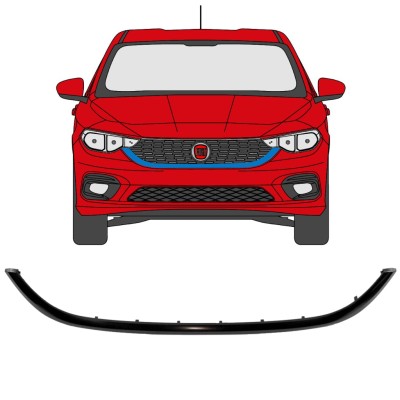 Radiator grille frame for Fiat Tipo 2016- 16193