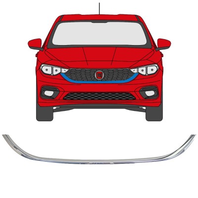 Radiator grille frame for Fiat Tipo 2016- 16192