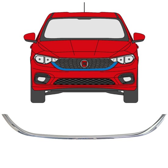 Radiator grille frame