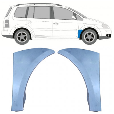 Front wing repair panel for VW Touran 2003-2015 / Left+Right / Set 9737