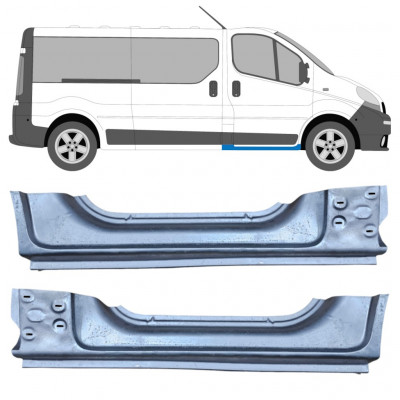 OPEL VIVARO / R TRAFIC 2001- SILL REPAIR PANEL / SET