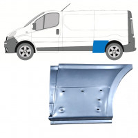 Rear wing repair panel for Opel Vivaro 2001-2014 / Left 13136