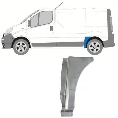 Rear wing repair panel for Nissan Primastar 2001-2014 / Left 15767