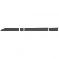 Side trim for Renault Trafic 2014- / LWB / Left / Set 11255