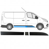 Set of side trims for Renault Trafic Opel Vivaro Talento 2014- / SWB / Right /  8567