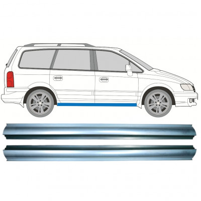 Sill repair panel for Hyundai Trajet 2000-2008 / Left = Right (symmetrical) / Set 11264