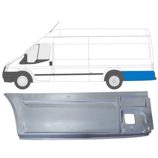Rear wing repair panel for Ford Transit 2000-2013 / Left 14616