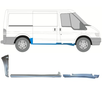 Repair panel set for Ford Transit 2000-2013 / Right / 15019