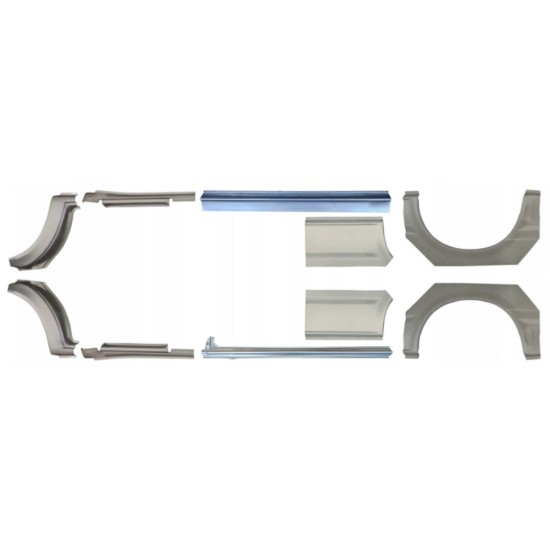 Sill and rear wing repair panel for Ford Transit 2000-2013 / Set 12678