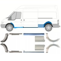 Sill and rear wing repair panel for Ford Transit 2000-2013 / Set 12677