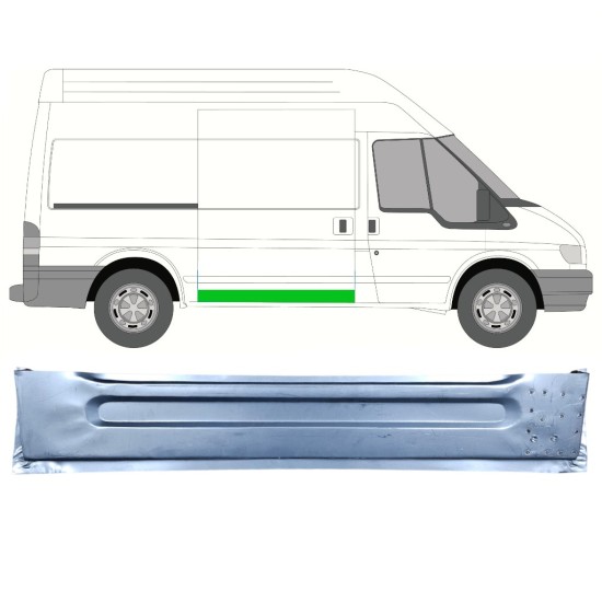 Outer sliding door repair panel for Ford Transit 2000-2013 / Right 15132