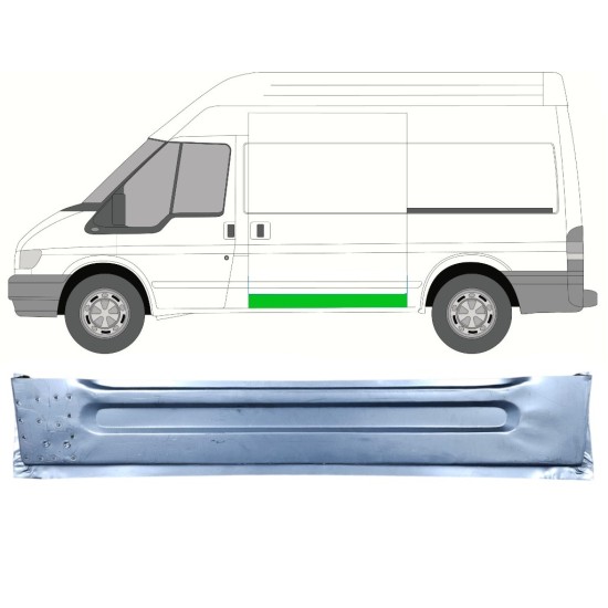 Inner sliding door repair panel for Ford Transit 2000-2013 / Left 15131