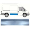 Outer sliding door repair panel